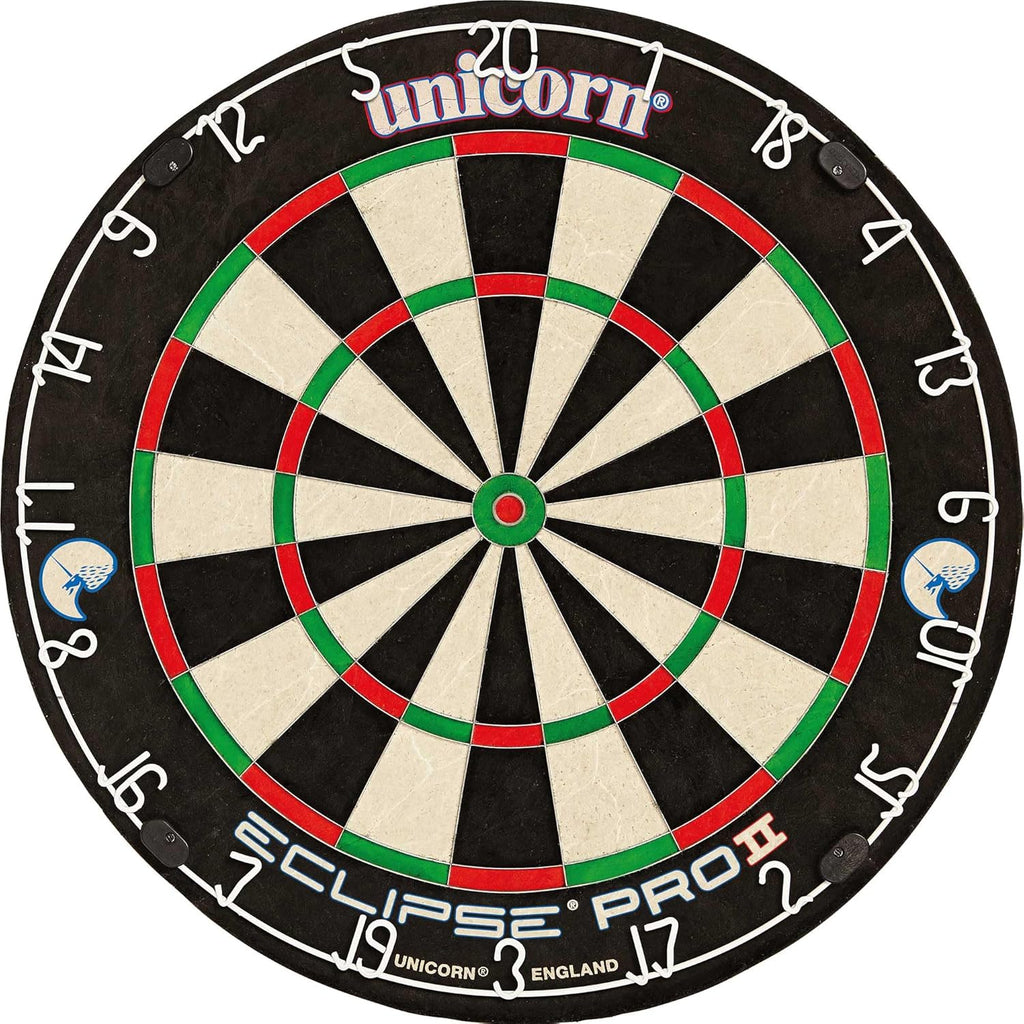 Dartboard Darts Board | Eclipse Pro/Eclipse Pro 2 | Flat Profile Number Ring | Championship Quality Sisal Bristle | Staple-Free Construction